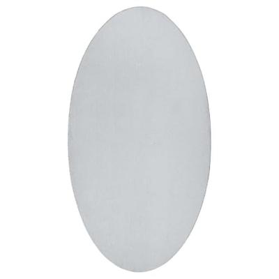 VidaXL Vloerkleden ovaal huarte grijs 100 x 200 cm 100% polyester