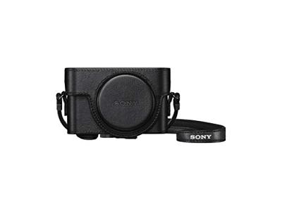 Sony Cyber-shot DSC-RX100M5A V Premium compacte digitale camera, 20,1 MP, zwart & Sony Lcj-Rxk Beschermhoes Voor Camera'S Uit De Rx100-Serie, Zwart