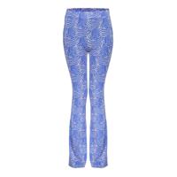Geisha Meisjes flair broek - kobalt zebra - thumbnail