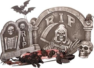 Grafsteen Decoratie Set LED 24-Delig