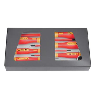 Bernstein Tools for Electronics 14-650-VDE Schroevendraaierset VDE 7-delig Plat, Kruiskop Pozidriv