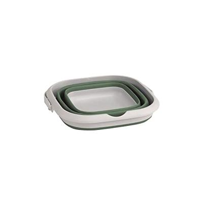 Outwell COLLAPS BUCKET SQUARE W/LID (SHADOW GREEN)