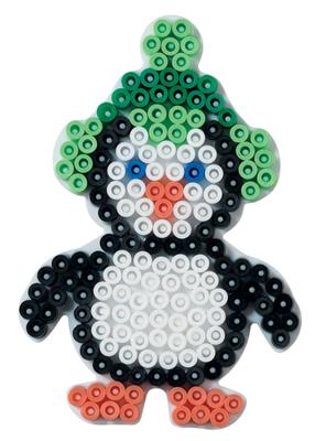 Hama strijkkralenbordjes - hart, pinguin, boom - thumbnail