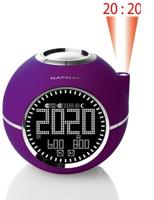NAF NAF Electronique DNI013PUR Wekkerradio met tijdprojectie - thumbnail
