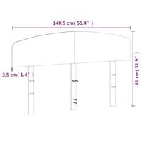 Hoofdbord 135 cm massief grenenhout wasbruin - thumbnail