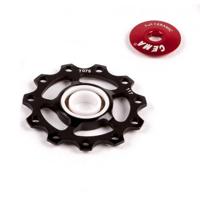 CEMA derailleurwieltjes keram. sram mtb 12v alu zwart - thumbnail