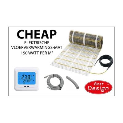 Vloerverwarming Best Design Queep Elektrische Vloerverwarmingsmat 15m2 (1875 Watt)