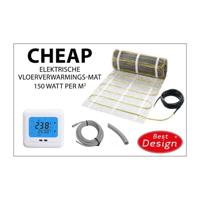Vloerverwarming Best Design Queep Elektrische Vloerverwarmingsmat 15m2 (1875 Watt) - thumbnail