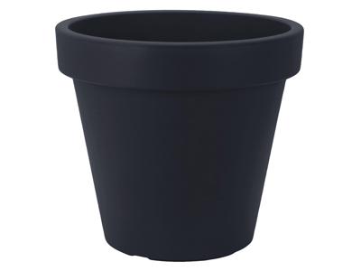 Bloempot Rond 30x26 cm Antraciet