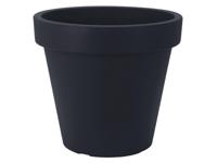 Bloempot Rond 30x26 cm Antraciet - thumbnail