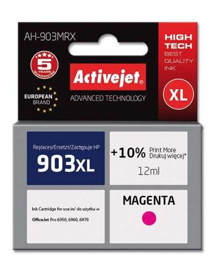 Activejet AH-903MRX inkt (vervanging HP 903XL T6M07AE; Premium; 12 ml; rood)
