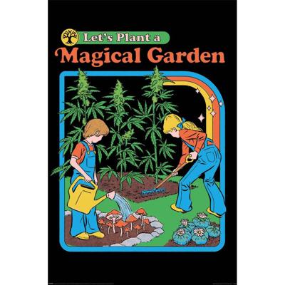 Poster Steven Rhodes - Let's Plant A Magical Garden 61x91,5cm Poster Steven Rhodes - Let's Plant A Magical Garden 61x91,5cm