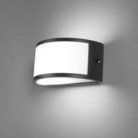 Norton - LED Wandlamp - IP54 Waterdicht - E27 Fitting - Modern - Dimbaar - Voor binnen en buiten - Up & Down Light - Zwart - thumbnail