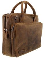 Plevier Galileo laptoptas 16 inch bruin - thumbnail