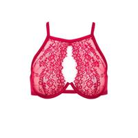 Sapph bralette met beugel Nathalia rood - thumbnail