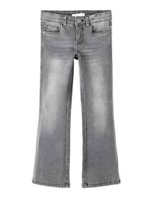 Name it winter jeansbroek meisjes - grijs - bootcut fit - NkfPolly