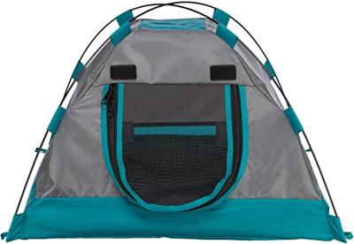 TRIXIE TENT VOOR HONDEN DONKERGRIJS / PETROL 47X47X34 CM