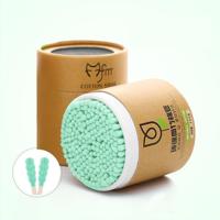 200PCS/Box bamboe katoen wattenstaafje hout sticks zachte katoen pad (groen) - thumbnail