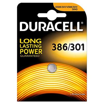 Knoopcelbatterij DURACELL 386/301