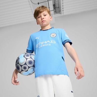 Manchester City Thuis Shirt Junior 2024/2025 - Maat 128 - Kleur: Wit | Soccerfanshop Manchester City Thuis Shirt Junior 2024/2025 - Maat 128 - Kleur: Wit | Soccerfanshop