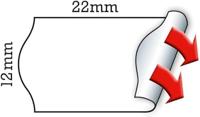 METO Prijslabels 9506155 Permanent hechtend Breedte etiket: 22 mm Hoogte etiket: 12 mm Wit 1 stuk(s) - thumbnail