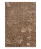 Tapeso Hoogpolig vloerkleed velvet - Posh beige - 140x200 cm - thumbnail