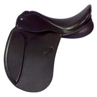 Ideal Jessica H&C dressuurzadel zwart maat:17.5 mw - thumbnail