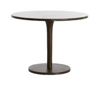 Light & Living Ronde Bijzettafel 'Pazo' Marmer, 61cm, kleur Donkerbruin - thumbnail