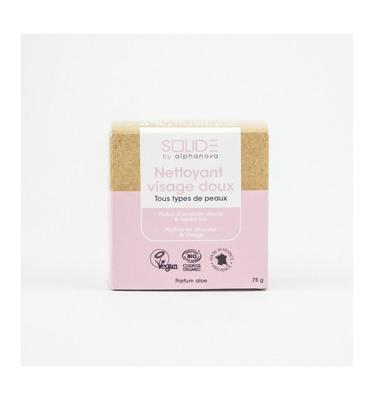 Alphanova Solide Cleansing bar bio gezicht alle huidtype 75 Gram Alphanova Solide Cleansing bar bio gezicht alle huidtype 75 Gram