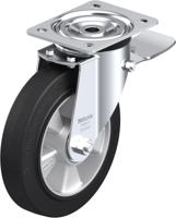 Blickle L-ALEV 200K-ST Zwenkwiel met rem Wieldiameter: 200 mm Draagvermogen (max.): 400 kg 1 stuk(s) - thumbnail