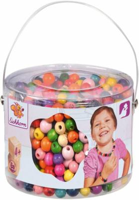 Eichhorn houten kralen in emmer, 800dlg. Eichhorn houten kralen in emmer, 800dlg.