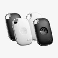 Tile by Life360 Pro (2024) – Krachtige Bluetooth-tracker, sleutelfinder en itemfinder voor sleutels, tassen en meer. Zowel iOS- als Android-compatibel. Telefoonfinder. 4-pack (zwart/wit) - thumbnail