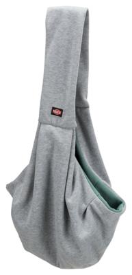 TRIXIE JUNIOR HONDENTAS BUIKDRAGER LICHTGRIJS / MINTGROEN