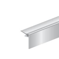 Ellen opbouw tochtprofiel - ANB 16 - 2300 mm - geanodiseerd aluinium - thumbnail