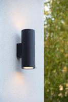 Lucide VOLANTIS - Wandspot / Wandlamp Binnen/Buiten - 2xE27 - IP54 - Zwart - thumbnail