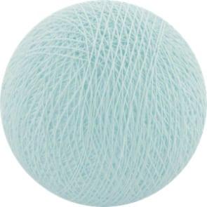 25 losse Cotton Ball's (Licht Aqua)