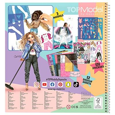 TOPModel Popstars kleurboek - thumbnail