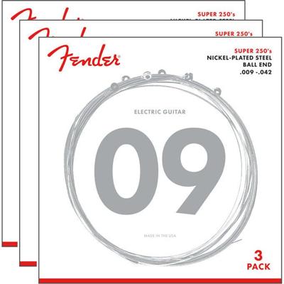 Fender 250L Super 250s NPS snarenset light 3 pack
