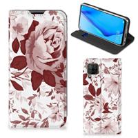 Bookcase Huawei P40 Lite Watercolor Flowers - thumbnail