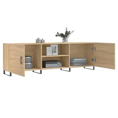 Tv-meubel 150x30x50 cm bewerkt hout sonoma eikenkleurig