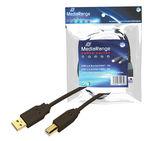 MediaRange MRCS103 Edv-accessoires printerkabel A/B 3 m zwart