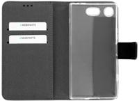 Premium Wallet TPU Case Sony Xperia XZ1 Compact - Smartphonehoesje - Booktype - PU leer - inclusief pashouder - zwart - thumbnail