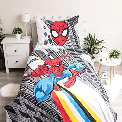 SpiderMan Dekbedovertrek Pop - Eenpersoons - 140 x 200 cm - Katoen