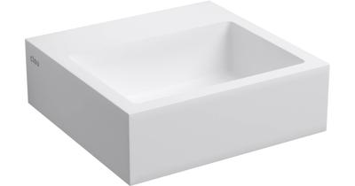 Fontein Clou Flush 1 28x27x9 cm Aluite Mat Wit Clou