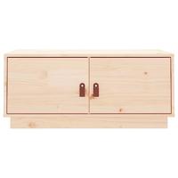 Salontafel 80x50x35 cm massief grenenhout - thumbnail
