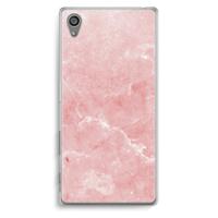 Sony Xperia Z5 Transparant Hoesje - Roze marmer - thumbnail