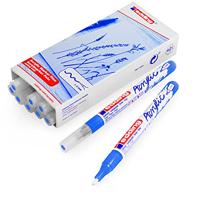 Acrylmarker edding e-5300 fijn gentiaanblauw | 10 stuks - thumbnail