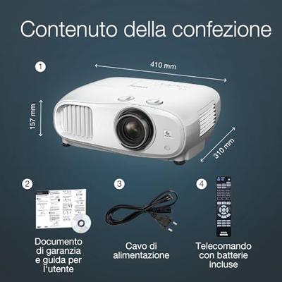 Epson EH-TW7100 4K PRO-UHD-projector Beamer Wit