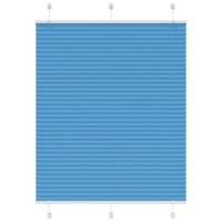 Pliss rolgordijn 110x150cm stofbreedte 109,4cm polyester blauw - thumbnail