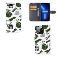 Telefoonhoesje | Met pasjeshouder | voor iPhone 13 Pro Dinosaurus - thumbnail
